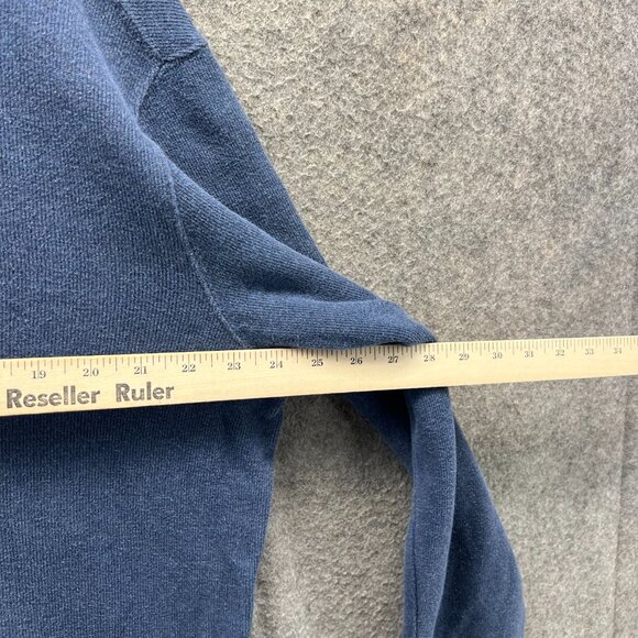 Polo Ralph Lauren Pullover Mens Large Blue Quarter Zip Fleece Sweater Fleece - Picture 4 of 10
